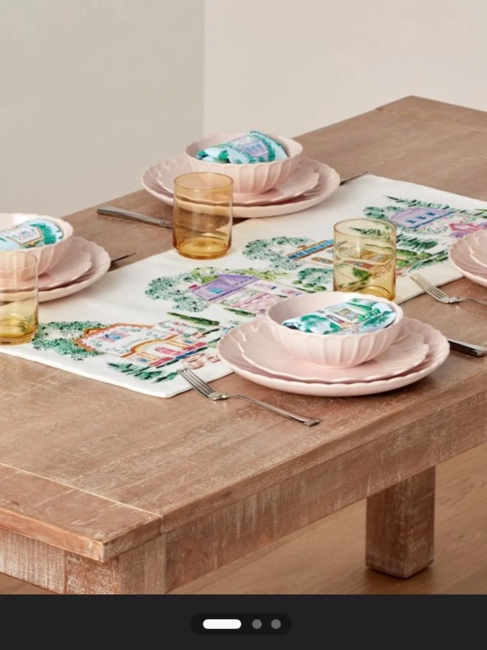 Lenox Spice Village Embroidered Centerpiece